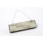 'Good Food Good Friends Good Times' Sign